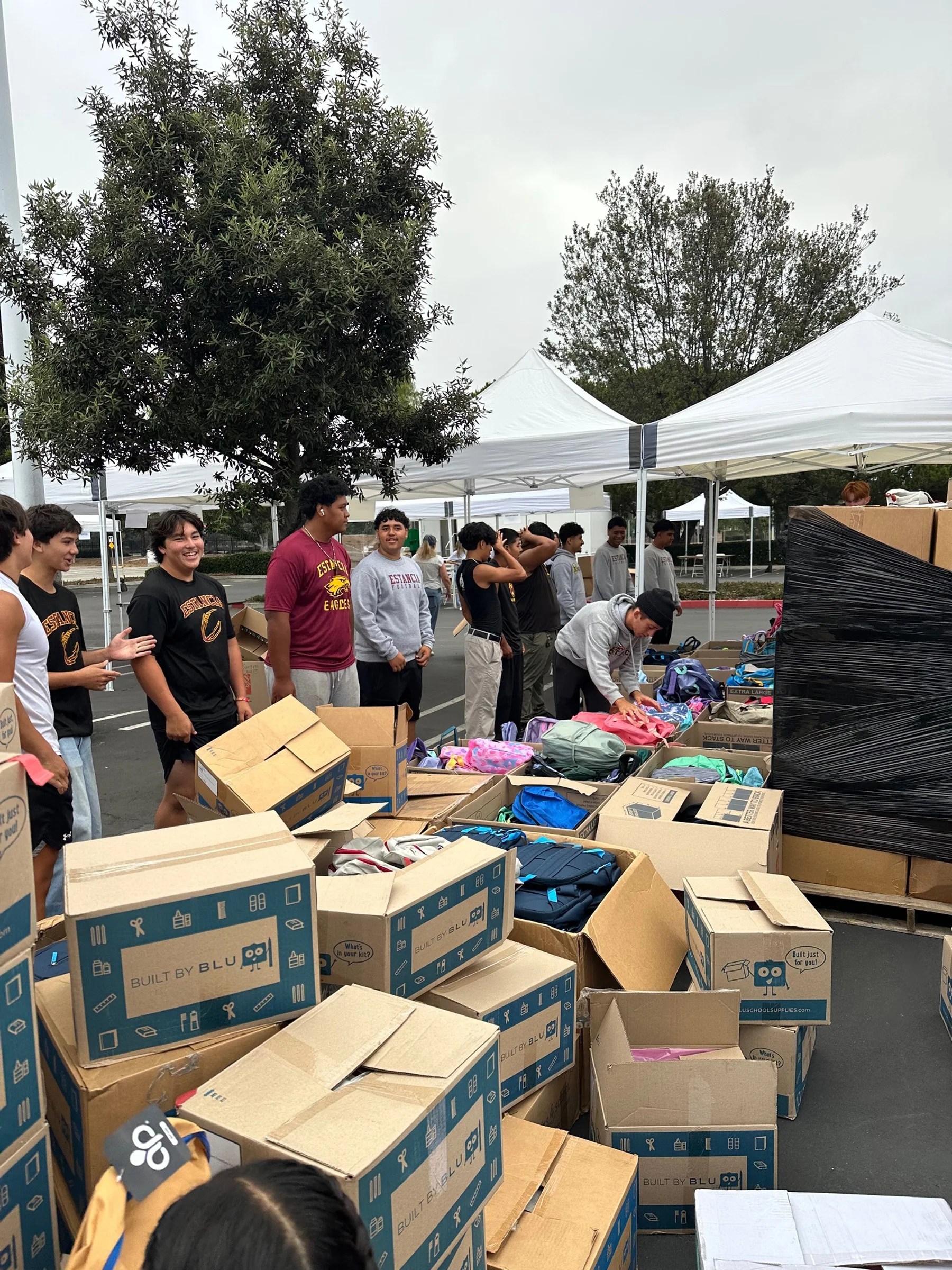Estancia Players sorting at a Community event